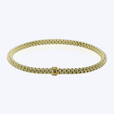 Gold Stretchy Woven Bracelet