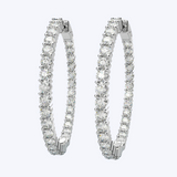 Ember Large Diamond Hoops