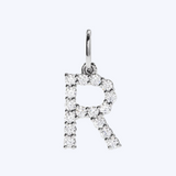 Lab-Grown Diamond "R" Pendant