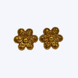 Vintage Double Flower Studs