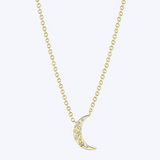 Petite Penny Galaxy Moon Necklace