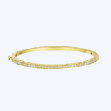 Thin Diamond Bangle