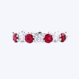 Estelle Ruby and Diamond Ring