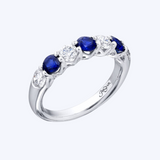 Alexandria Sapphire & Diamond Ring