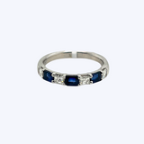 Melanie Sapphire & Diamond Ring