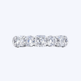 Alice Cushion and Round Brilliant Cut Diamond Band