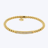 Stefanie Petite Diamond Bar Stretch Bracelet