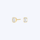 0.57ct Emerald Cut Diamond Studs