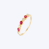 Halley Ruby and Diamond Ring