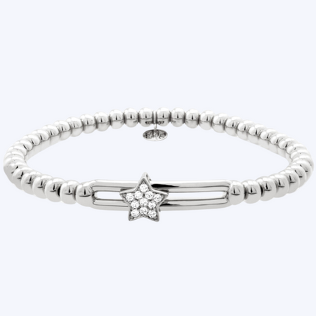 Arlise Diamond Star Stretch Bracelet