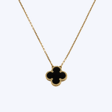 Load image into Gallery viewer, Emmy Mother of Pearl Clover Necklace
