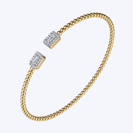 Eva Diamond Open Bangle