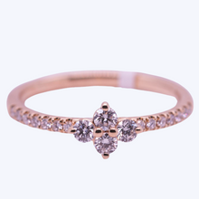 Load image into Gallery viewer, Charlotte Diamond Clover Band
