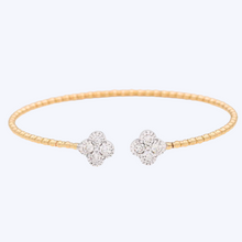 Load image into Gallery viewer, Aubrielle Open Diamond Bangle
