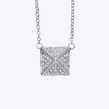 Petra Diamond Pyramid Pendant Necklace