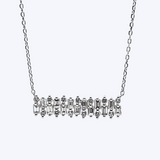 Lola Mixed Shape Diamond Bar Necklace