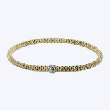 Stretch 18K Gold Bracelet