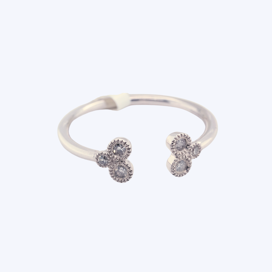 Talia Diamond Clover Ring