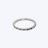 Diamond and Peridot Eternity Ring