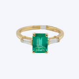 Emerald Diamond Ring