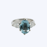 Aquamarine Statement Ring