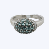 Vintage Alexandrite Cluster Ring