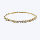 4.95ct Mixed Shape Diamond Flex Bangle