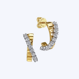 Emeline Diamond Hoops