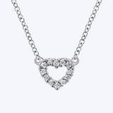 Sophie Diamond Heart Necklace