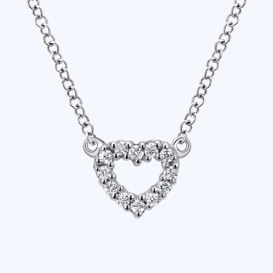 Sophie Diamond Heart Necklace