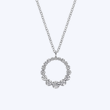 Load image into Gallery viewer, Alex Diamond Circle Pendant Necklace
