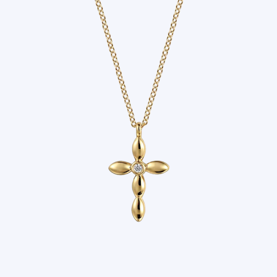 Christie Diamond Cross Necklace