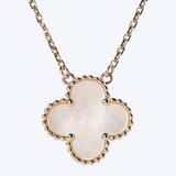 Mandy Mother of Pearl Clover Pendant Necklace