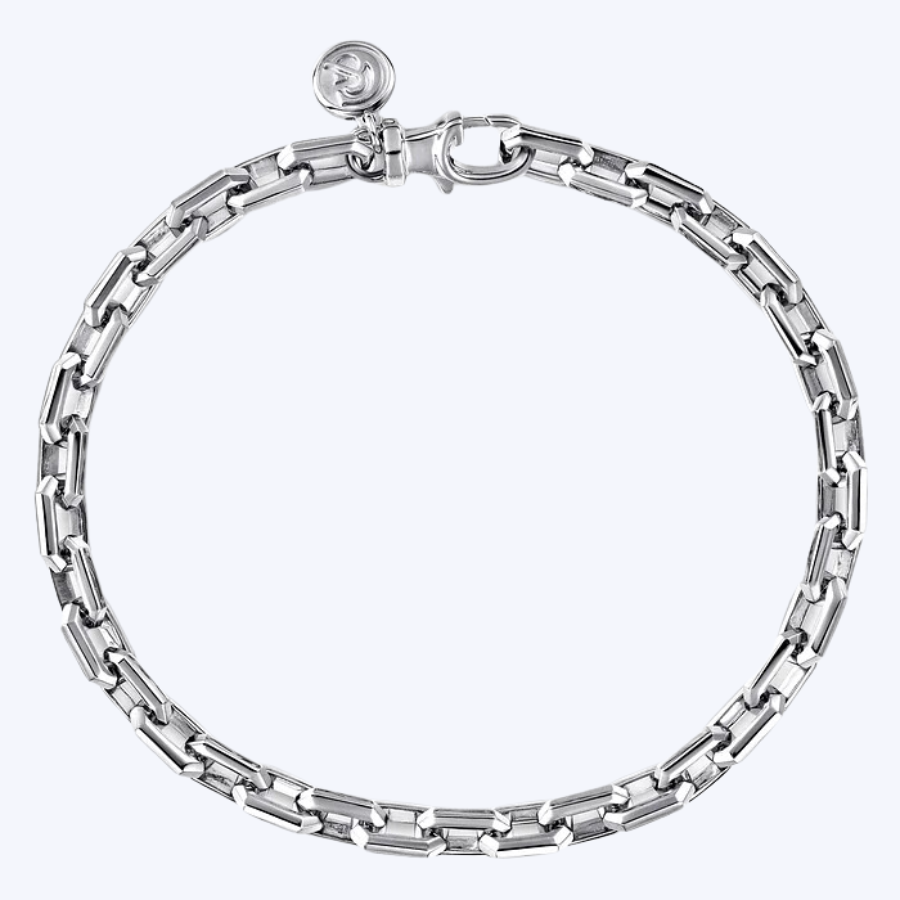 Ezra Faceted Chain Bracelet