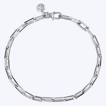 Load image into Gallery viewer, Jasper Elongated Link Chain Bracelet
