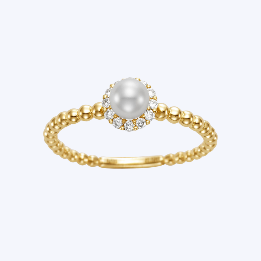 Melissa Pearl and Diamond Ring