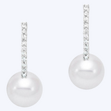 Aria Diamond and Pearl Earrings