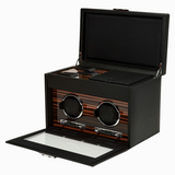 Roadster Double Watch Winder with Storage