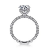 Alinna Round Diamond Engagement Ring