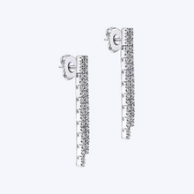 Load image into Gallery viewer, Diamond Double Drop Earrings
