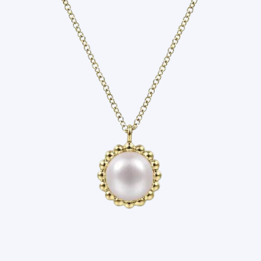 Gaby Pearl Pendant Necklace