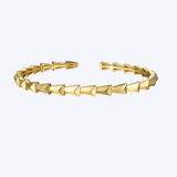 Geometric Open Bangle
