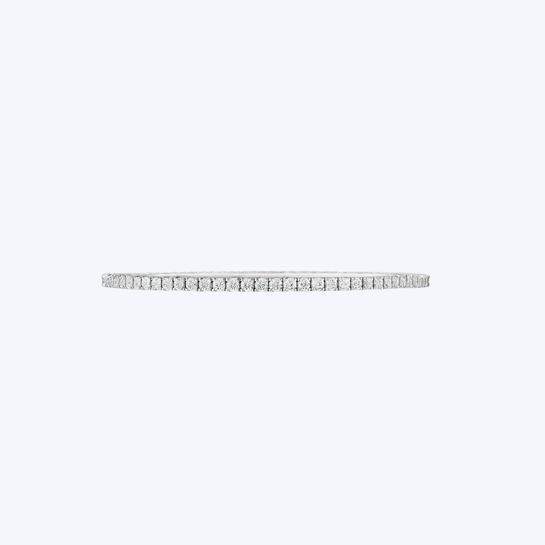 Flex Tennis Bracelet with Round Brilliant Diamonds