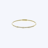 Simon G Yellow Gold Diamond Bangle