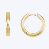 14k Yellow Gold Huggies