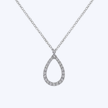 Load image into Gallery viewer, Diamond Teardrop Necklace
