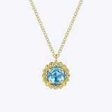 Bujukan Blue Topaz Necklace