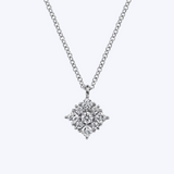 Floral Diamond Pendant