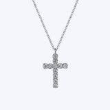 Octavia Diamond Cross Necklace