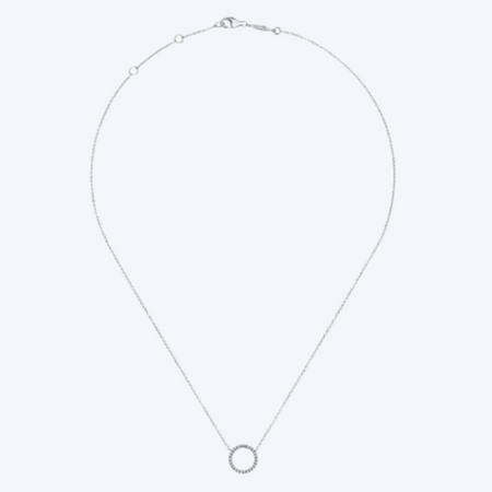 Diamond Circle Necklace